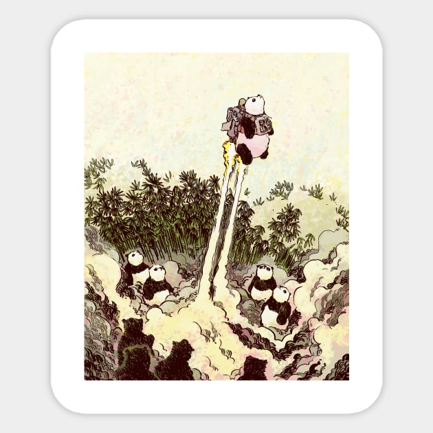 Panda Innovation Department Sticker by jesse.lonergan